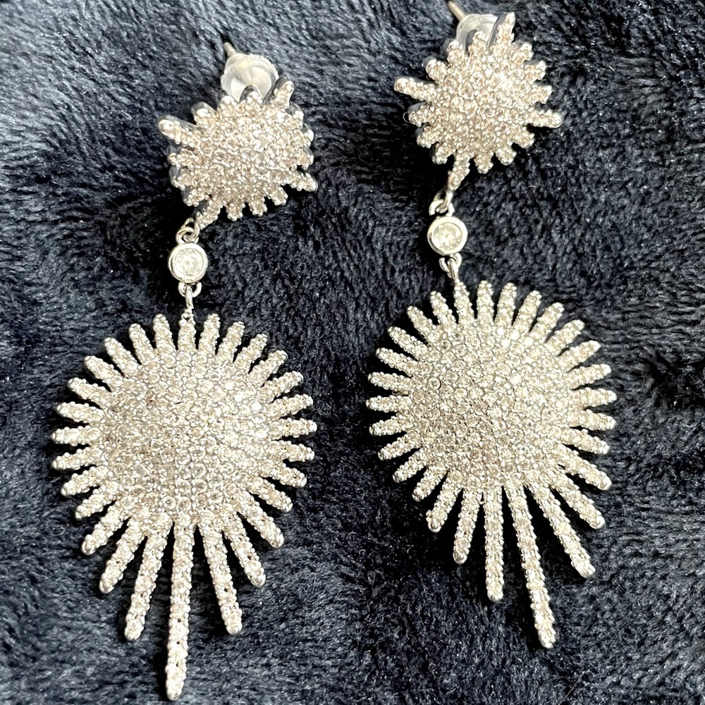 Cocktail Party, Prom or Pageant Micro-Zircon Pierced Earrings